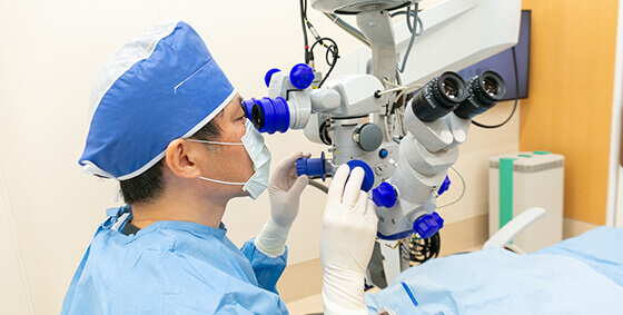 経験豊富な眼科専門医・視能訓練士による診療・手術